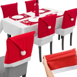 Tutumi Oude Kerststoelhoes 380667a 6st. Rood 58x52x58cm