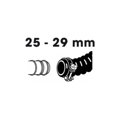 Ubbink slangklemmen spiraalslang verzinkt Ø25-29mm