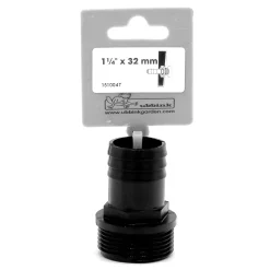 Ubbink slangpilaar + uitwendig 1 1/4" schroefdraad Ø32mm