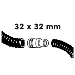 Ubbink slangverbinder (1¼