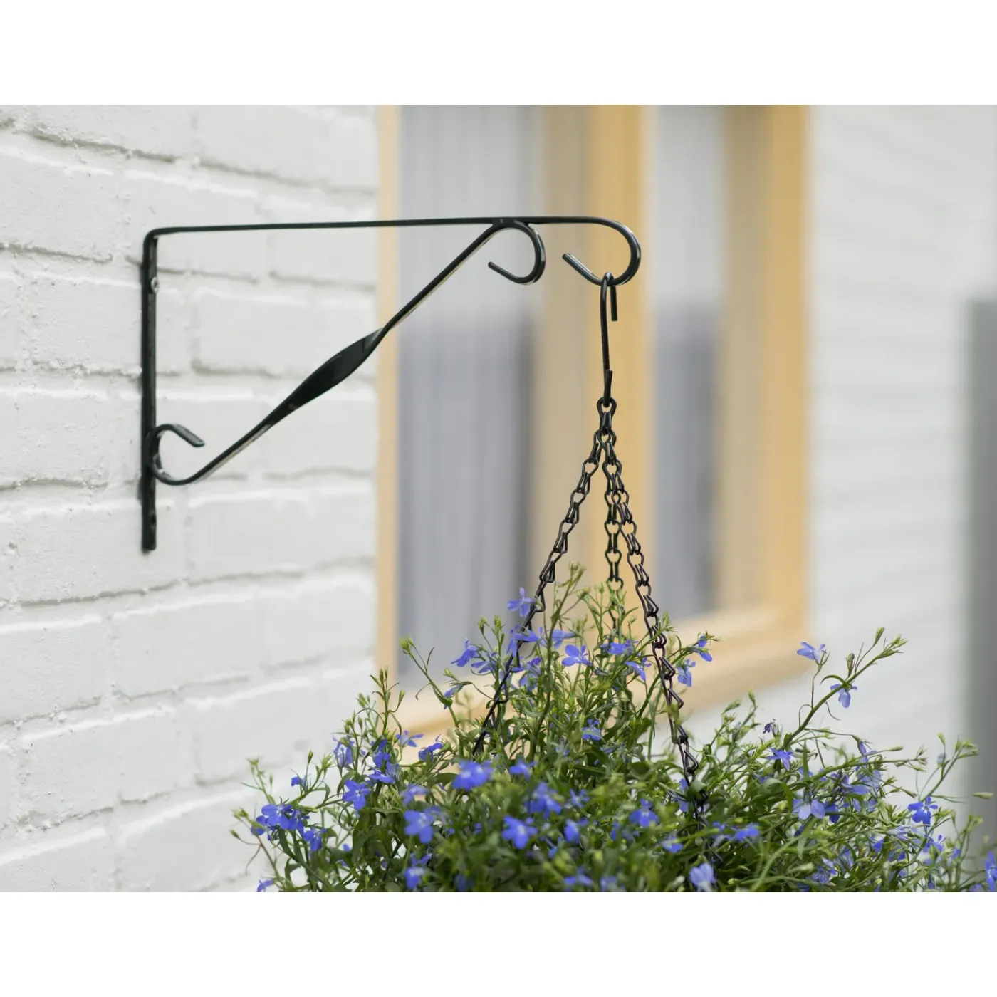 Ubbink zwarte wandhaak 30x18,5cm