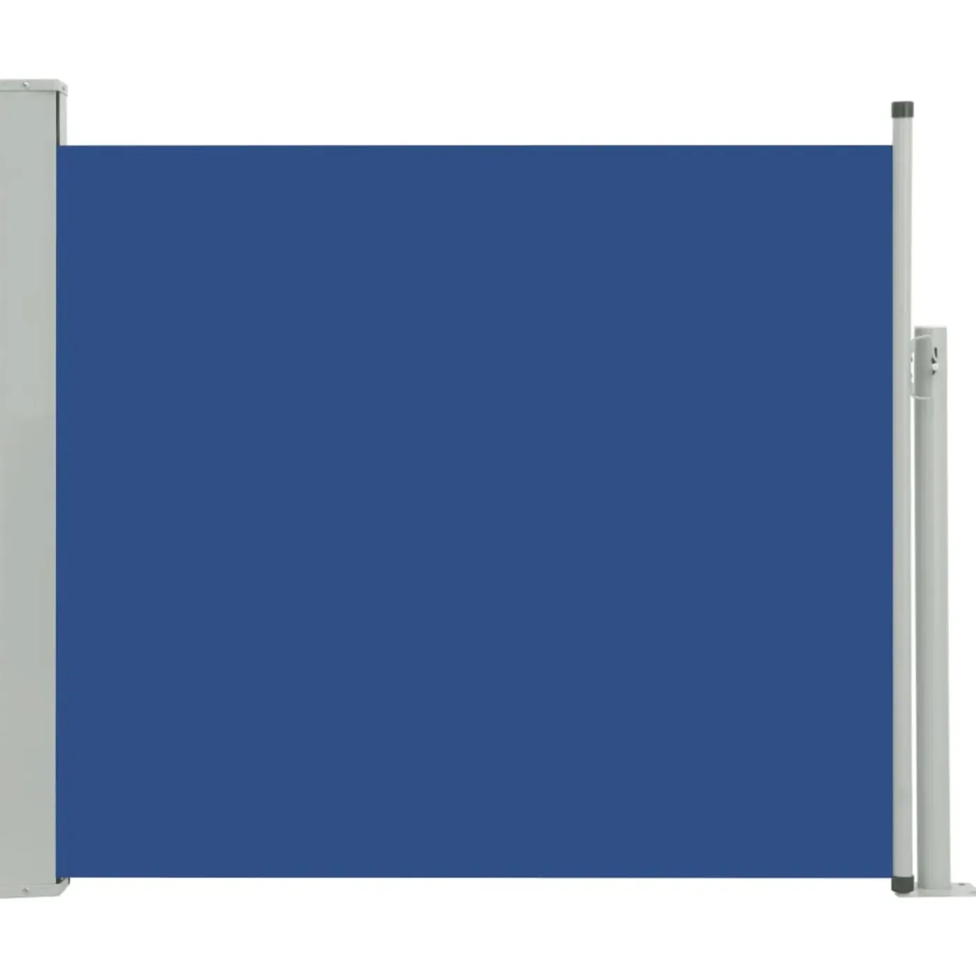 Helloshop26 Uitschuifbaar Zijscherm/privacyscherm Voor Terras Tuin Balkon 100 X 300 Cm Blauw