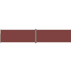 Uitschuifbaar Zijscherm/privacyscherm Voor Terras Tuin Balkon Bruin 200 X 1000 Cm Helloshop26
