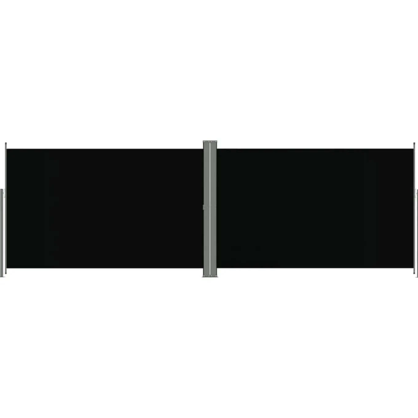 Helloshop26 Uitschuifbaar Zijscherm/privacyscherm Voor Terras Tuin Balkon 180 X 600 Cm Bruin