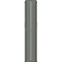 Helloshop26 Uitschuifbaar Zijscherm/privacyscherm Voor Terras Tuin Balkon 180 X 600 Cm Bruin