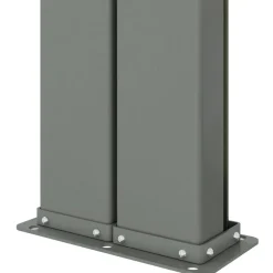 Helloshop26 Uitschuifbaar Zijscherm/privacyscherm Voor Terras Tuin Balkon 180 X 600 Cm Bruin