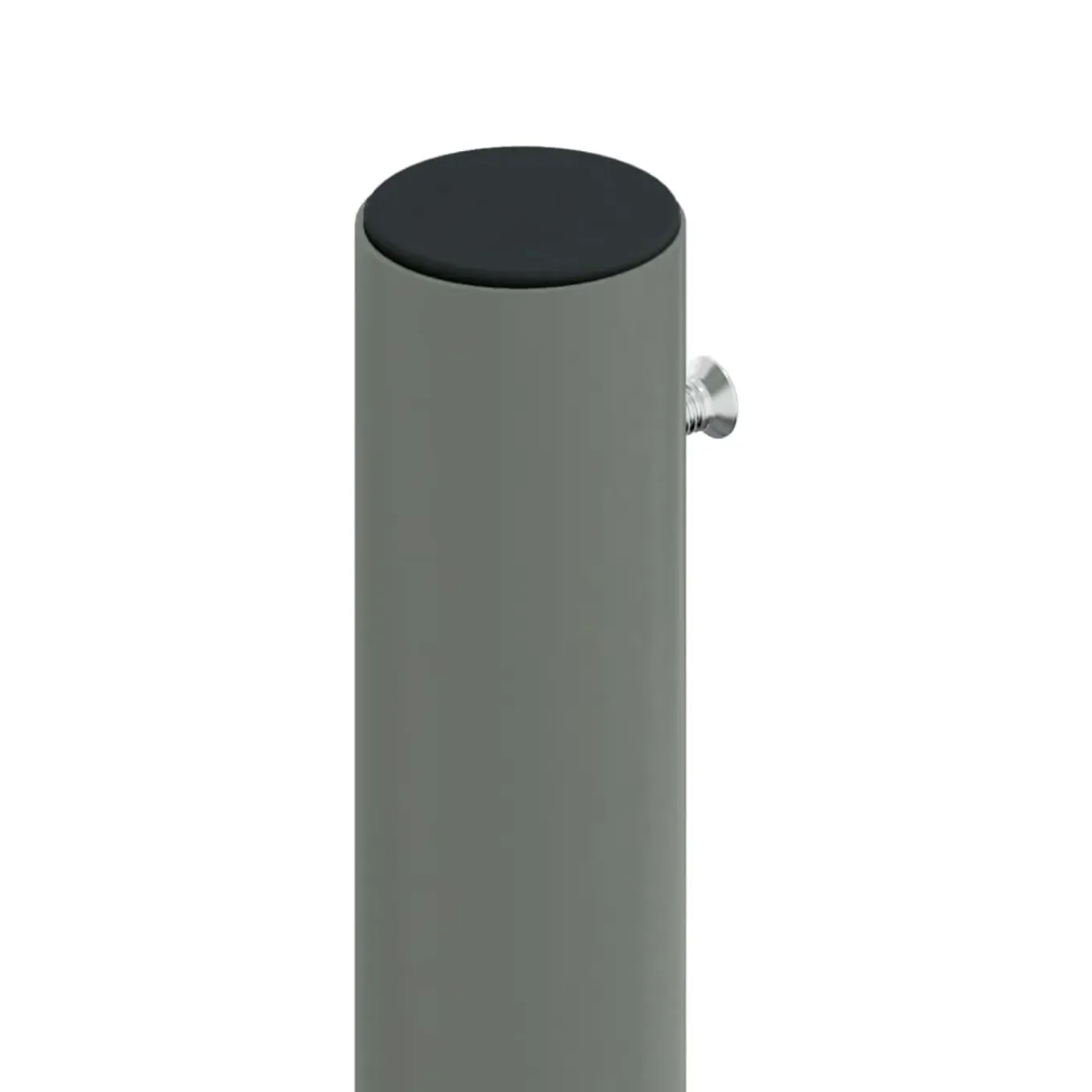 Helloshop26 Uitschuifbaar Zijscherm/privacyscherm Voor Terras Tuin Balkon 200 X 1000 Cm Antraciet