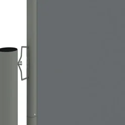 Uitschuifbaar Zijscherm/privacyscherm Voor Terras Tuin Balkon 220 X 1000 Cm Antraciet Helloshop26