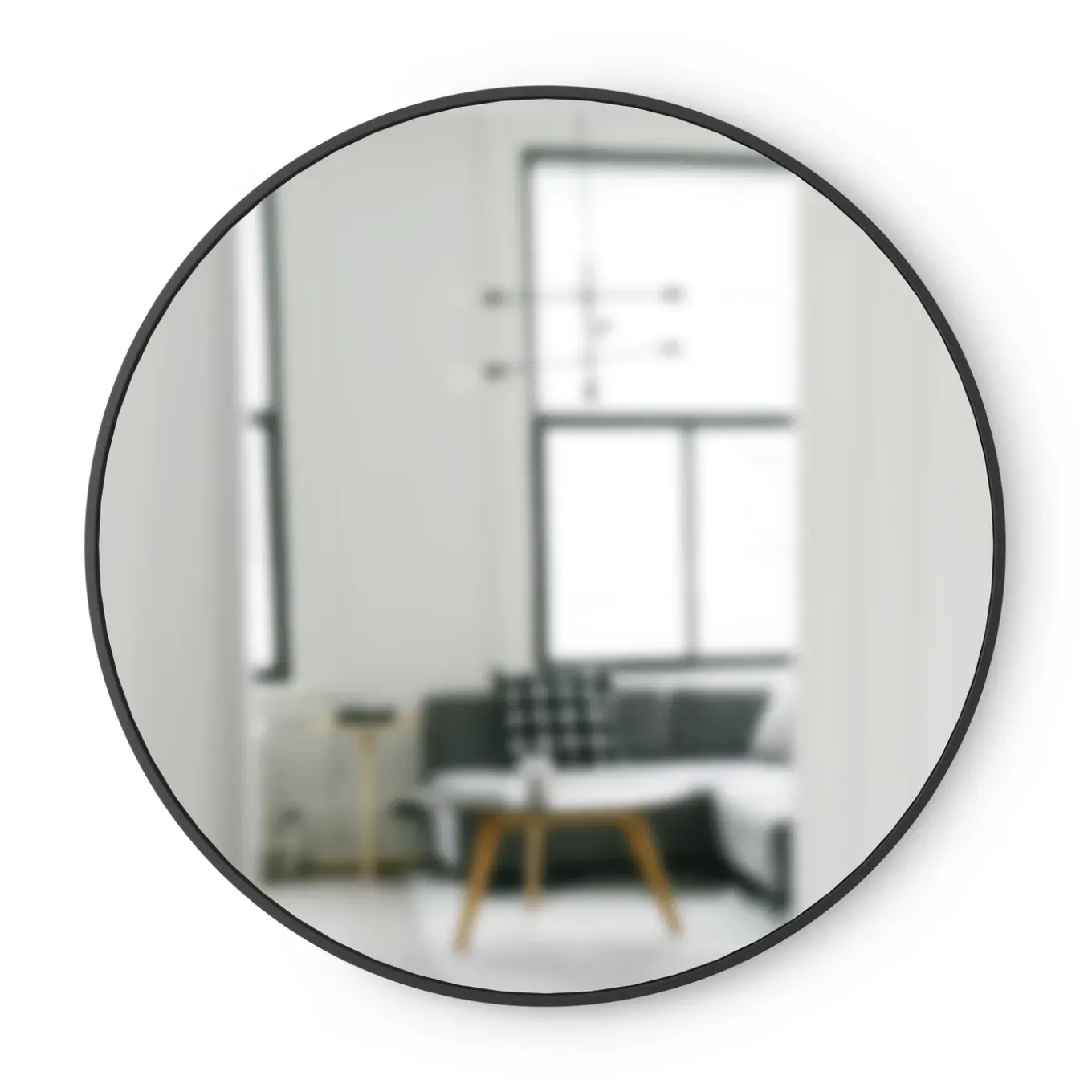 Umbra Hub Decoratieve Ronde Muurspiegel