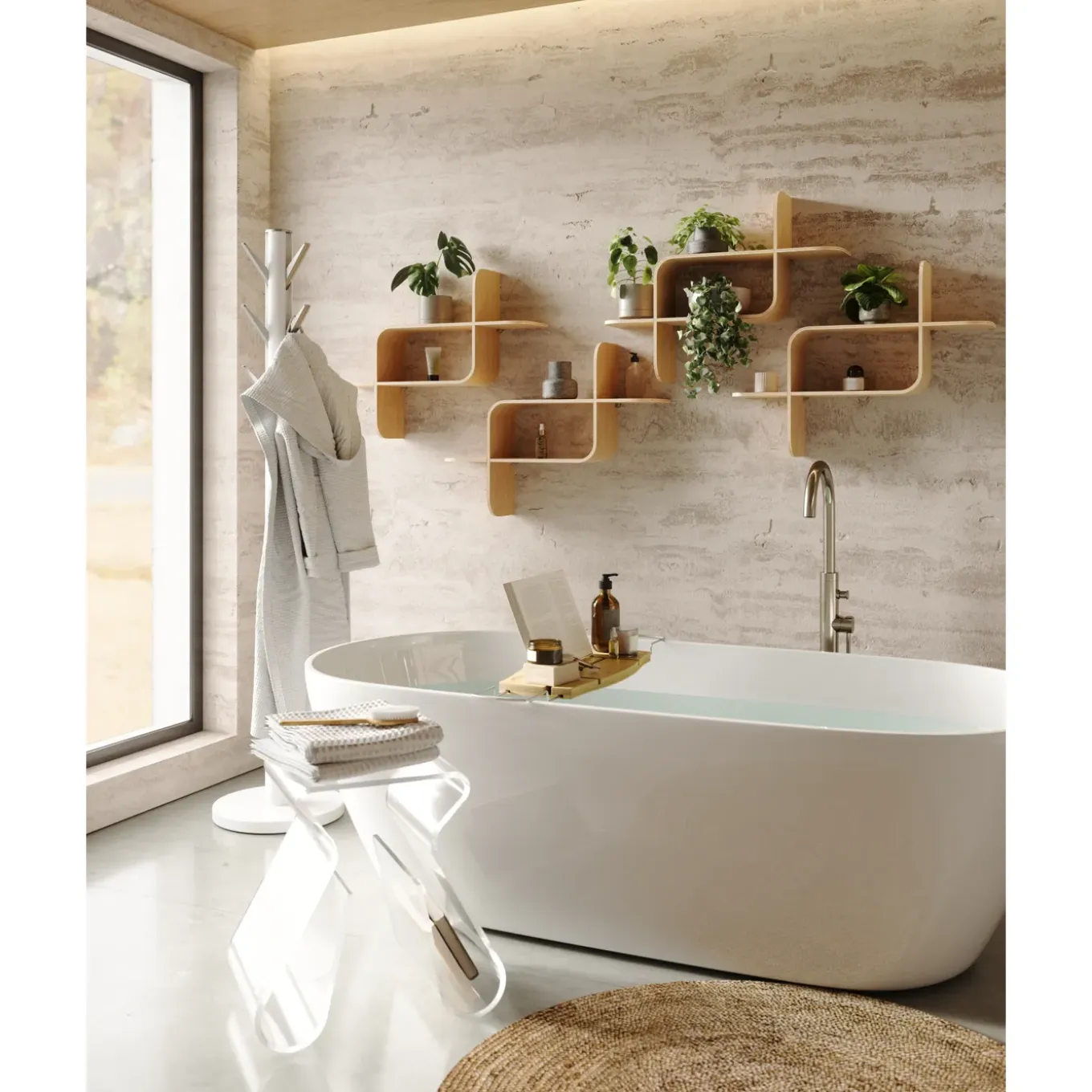 Umbra Shelf Wandrek 62x15x47cm Natural