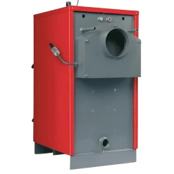 UNICAL - Houtketelpakket - Fokolus Fk30 - Rood - 1260x590x946 Mm - 33 Kw - Buffervat
