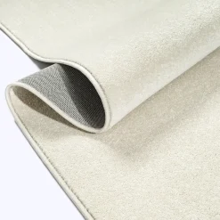 Uni Effen Vloerkleed Laagpolig Creme - 160x230 Cm
