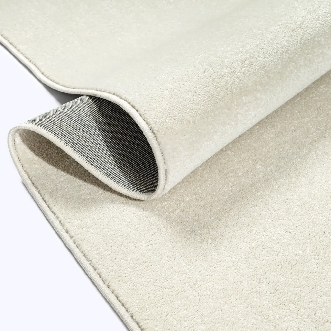 Uni Effen Vloerkleed Laagpolig Creme - 160x230 Cm