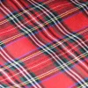 Unique Living Kerstboomrok - Geruit - Rood - D90 Cm - Polyester