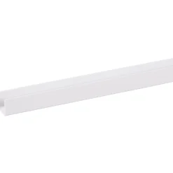 U-profiel - PVC wit - 15x18mm 2,6m