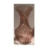 Vaas glas 22cm roze