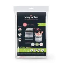 Vacuümopbergzakken Compactor Compact Express - handmatig of met aspirator te comprimeren - beschermt tegen stof en vocht - 1 stuk