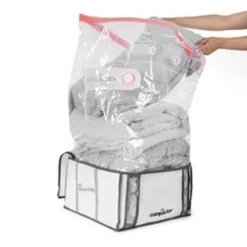 COMPACTOR Vacuümopbergzakken Life - semi-harde koffer, luchtdicht, voor dekbedden en linnengoed - 1 stuk