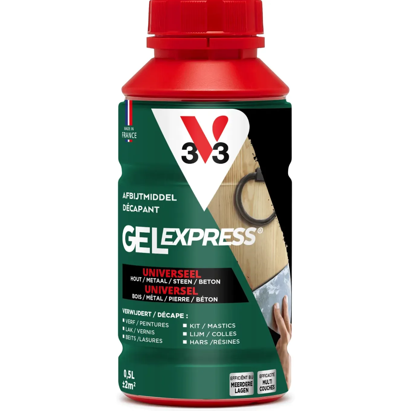 V33 afbijtmiddel universeel 500ml