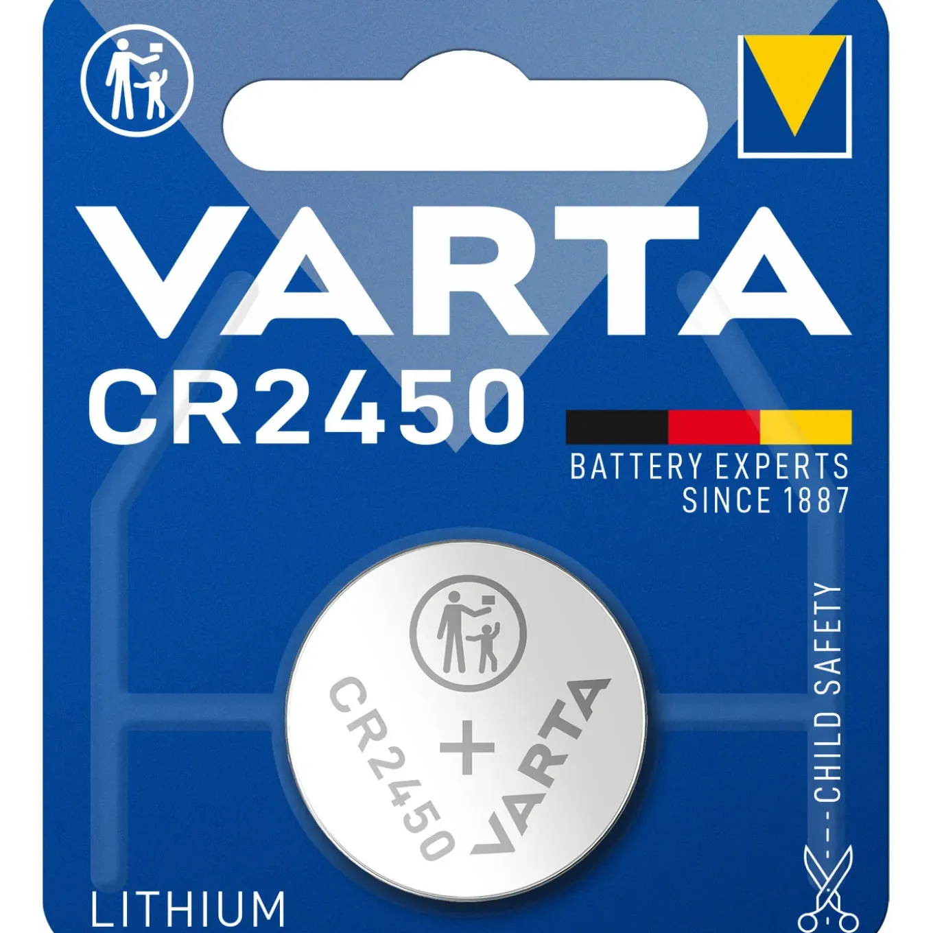 Varta alkalinebatterij Lithium Coin CR2450