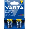 Varta alkalinebatterij Longlife Power AAA 4st