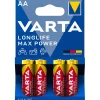 Varta alkaline batterij Longlife Max Power AA 4 st