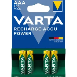 Varta oplaadbare batterij Recharge Accu Power AAA 800 mAh 4st