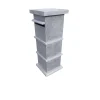 Vasp Pakketbrievenbus Pamplona - Natuursteen - Blauw - 40x105x40cm