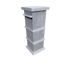 Vasp Pakketbrievenbus Pamplona - Natuursteen - Blauw - 40x105x40cm