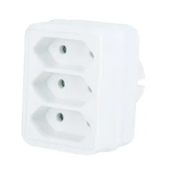 Vb Extend Euro Stopcontact Splitter 3 Voudig Wit Verticaal