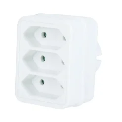 Vb Extend Euro Stopcontact Splitter 3 Voudig Wit Verticaal