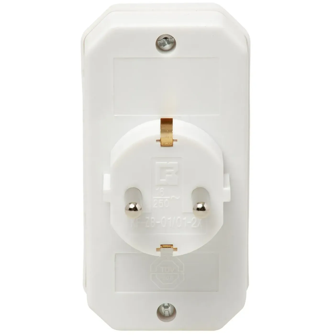 VB Extend Verloopstekker 2x Euro + 1x Ra Wit
