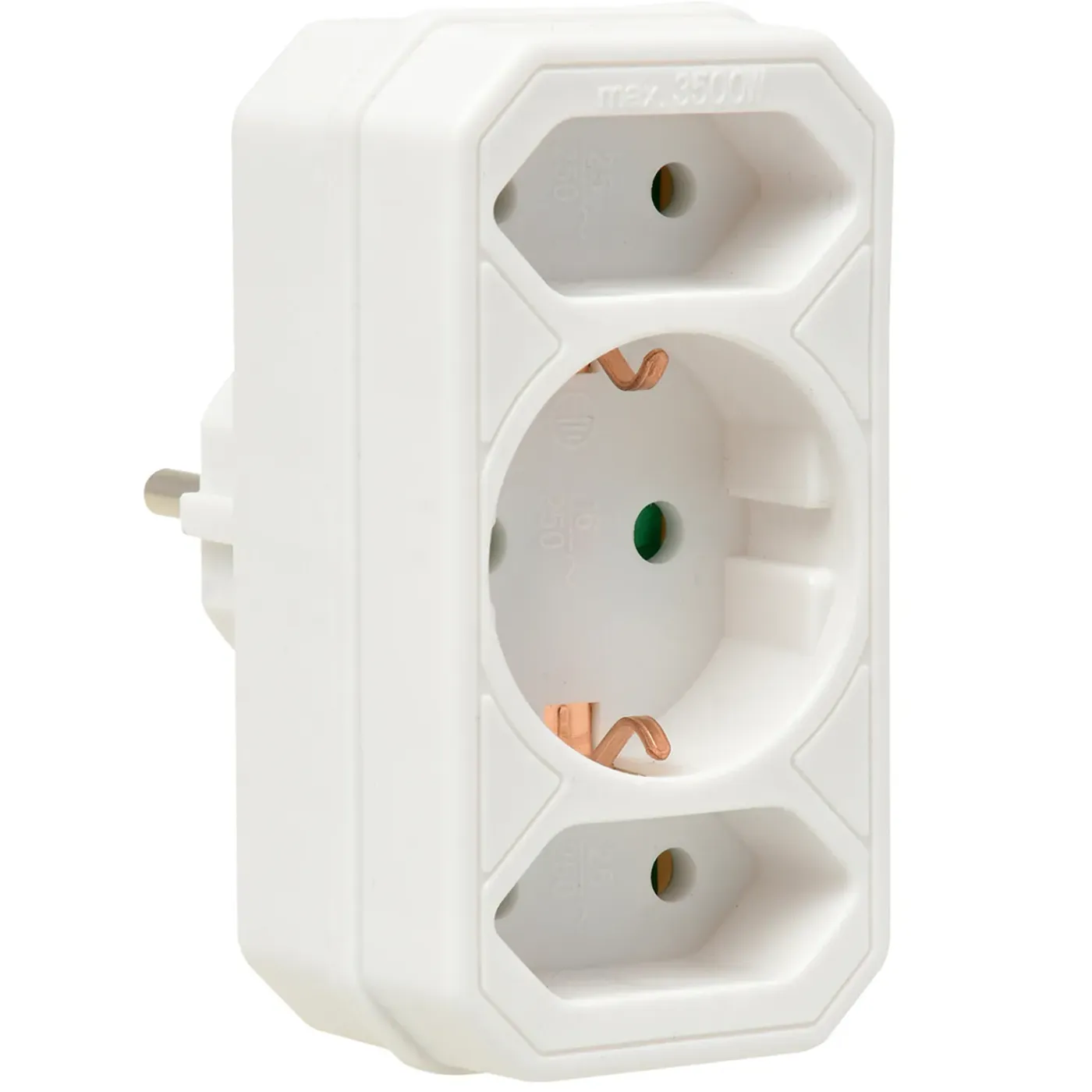 VB Extend Verloopstekker 2x Euro + 1x Ra Wit