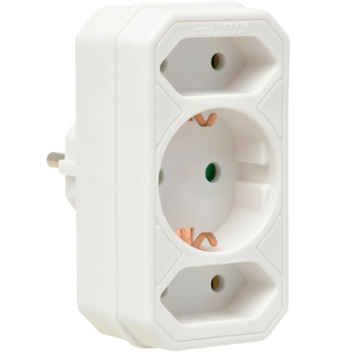 VB Extend Verloopstekker 2x Euro + 1x Ra Wit
