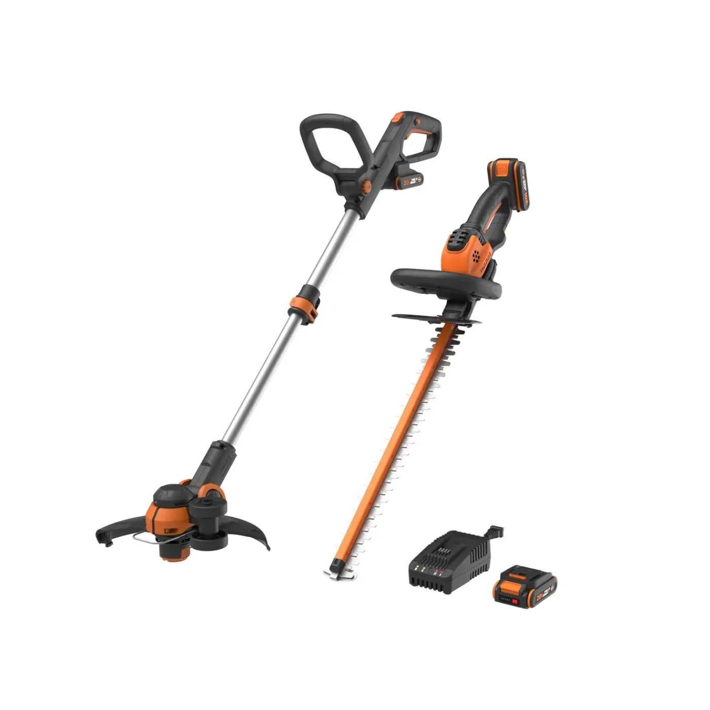 Worx 20V combo WG264E.9 20V heggenschaar + accu grastrimmer WG163E.9