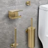 VDN Stainless Toiletaccessoireset goud 4-delig