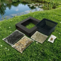 Vdvelde - Drijfring Vijver 25 Cm + Aqua Set 3-delig Compleet - Waterlelie Planten