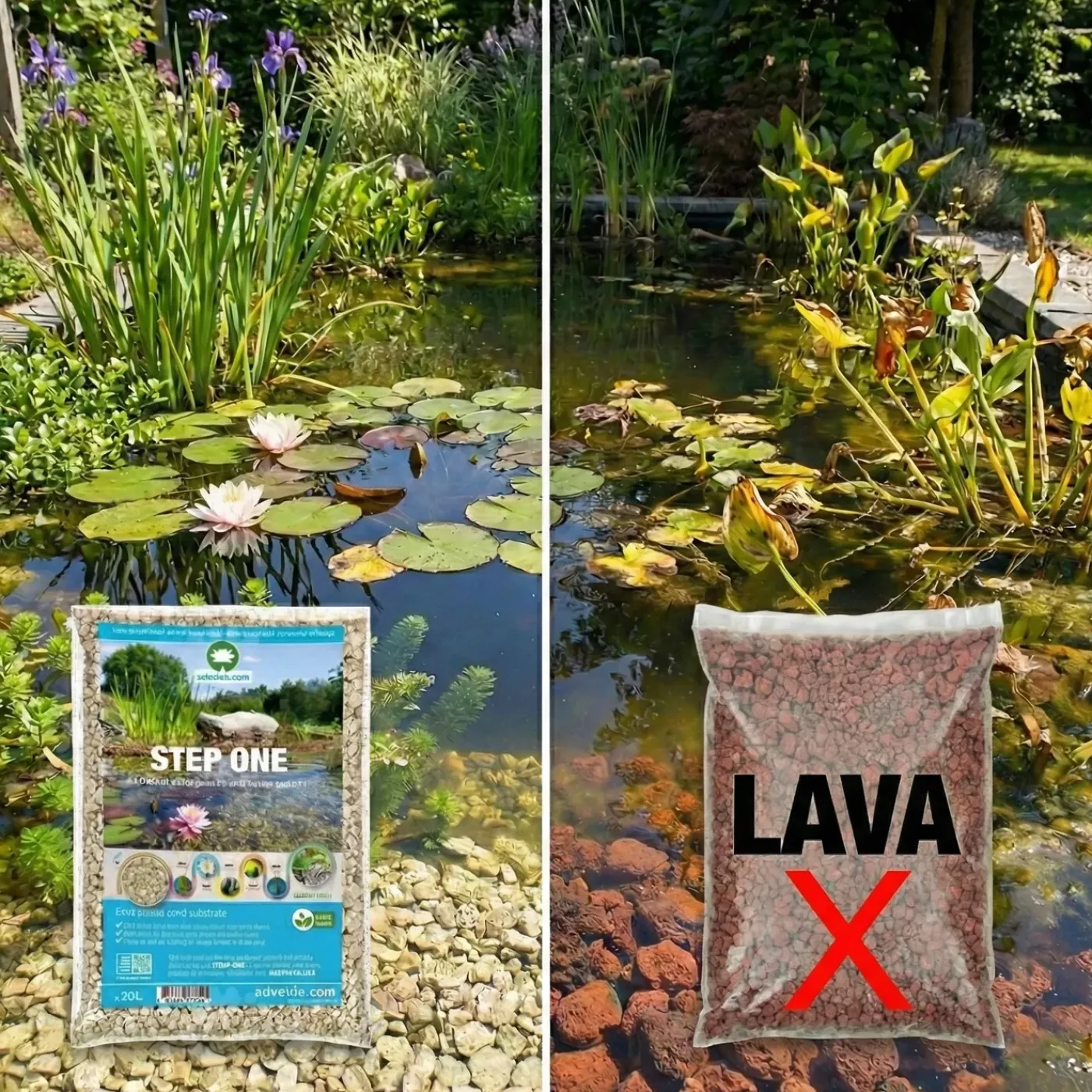 vdvelde - Vijverpakket Inheems 500-1250l - Witte Waterlelie & Zuurstofplanten Compleet - Winterhard
