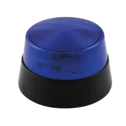Velleman Blauw Led-knipperlicht, Gebruik Binnenshuis, 12 Vdc, 15 Witte Leds, Ip20, Abs/acryl