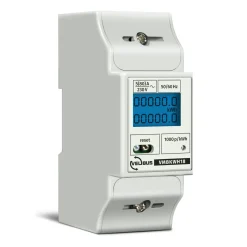 Velleman Energiemeter Din 1 Fase, Stroommeter, Kwh Meter Voor Din-railmontage