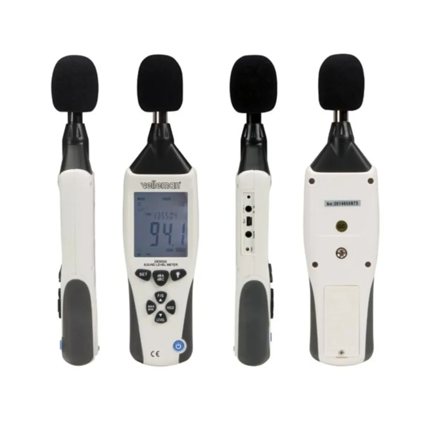 Velleman Professionele Geluidsniveaumeter, Datalogger, Usb-interface, 262144 Metingen