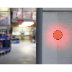 Velleman Rood Led-knipperlicht, Gebruik Binnenshuis, 12 Vdc, 15 Witte Leds, Ip20, Abs/acryl