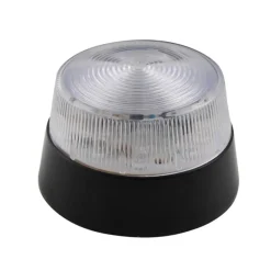 Velleman Transparant Led-knipperlicht, Gebruik Binnenshuis, 12 Vdc, 15 Witte Leds, Ip20, Abs/acryl