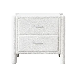 Vente-unique Bedside Table Conomo Wit - L 61cm X B 42cm X H 56cm