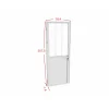 Vente-unique Deur Blok Ermelo Wit - L 73cm X B 3.5cm X H 204cm