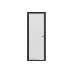 Vente-unique Deur Blok Loxton Zwart - L 83cm X B 3.5cm X H 204cm