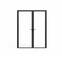 Vente-unique Deur Blok Loxton Zwart - L 73cm X B 3.5cm X H 204cm
