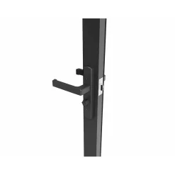 Vente-unique Deur Blok Loxton Zwart - L 93cm X B 3.5cm X H 204cm