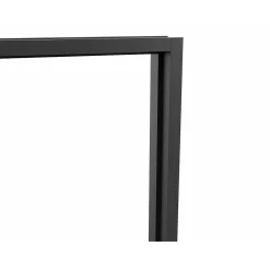 Vente-unique Deur Blok Maseru Zwart - L 93cm X B 3.5cm X H 204cm