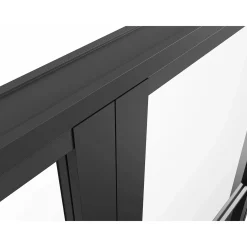 Vente-unique Deur Blok Maseru Zwart - L 83cm X B 3.5cm X H 204cm